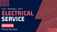 Handyman Electrical Service Facebook Event Cover Design