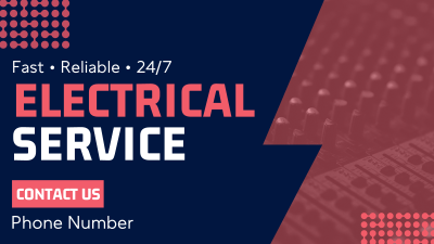 Handyman Electrical Service Facebook event cover Image Preview