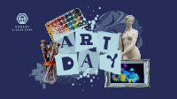 Art Day Collage Video Image Preview