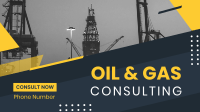 Oil and Gas Tower Facebook Event Cover Design