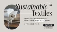 Sustainable Textiles Collection Facebook event cover Image Preview