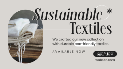 Sustainable Textiles Collection Facebook event cover Image Preview