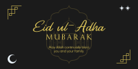 Blessed Eid ul-Adha Twitter post Image Preview
