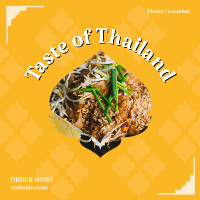 Taste of Thailand Instagram Post Design