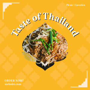 Taste of Thailand Instagram post Image Preview