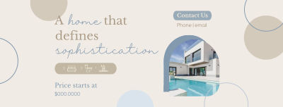 Sophisticated Home Facebook cover Image Preview