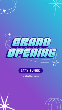 Y2K Grand Opening YouTube short Image Preview