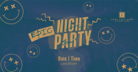 Epic Night Party Facebook ad Image Preview