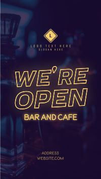 Bar Open Instagram reel Image Preview