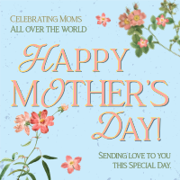 Mother's Day Flower Instagram Post Design