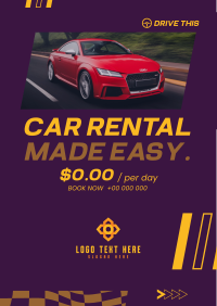 Rent Your Dream Car Poster Image Preview