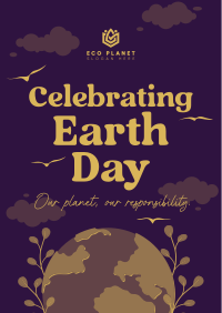 Modern Celebrate Earth Day Poster Image Preview