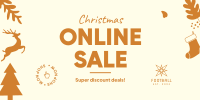 Christmas Online Sale Twitter Post Image Preview