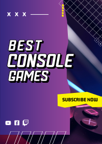 Best Games Reviewed Flyer Design