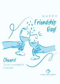 Friendship Day Cheers Poster Image Preview