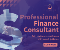 Professional Finance Consultant Facebook post Image Preview
