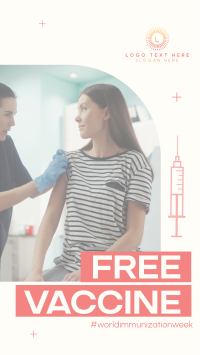 Free Vaccine Week TikTok video Image Preview