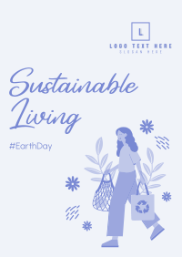 Sustainable Living Poster Design