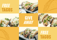 Tacos Giveaway Postcard Image Preview