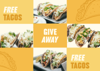 Tacos Giveaway Postcard Preview