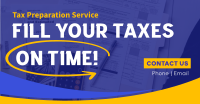 Fill Your Taxes Facebook Ad Design