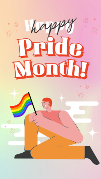 Modern Pride Month Celebration YouTube short Image Preview