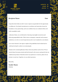 Square Data Letterhead Image Preview