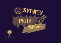 Pride Sale Postcard Image Preview