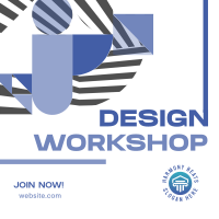 Modern Abstract Design Workshop Instagram post Image Preview