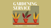 Gardening Professionals Facebook Event Cover Design