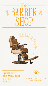 Editorial Barber Shop YouTube short Image Preview