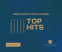 Top Hits Facebook Post Design