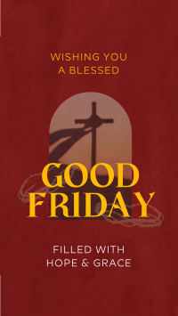 Good Friday Greeting YouTube short Image Preview