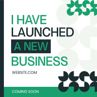 Geometric Business Launch Instagram Post Preview