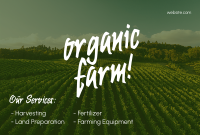 Organic Farming Pinterest Cover Design