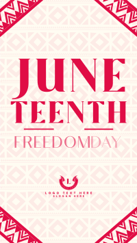 Juneteenth Freedom Revolution Instagram reel Image Preview