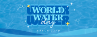 Quirky World Water Day Facebook Cover Design