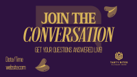 Q&A Join Now Facebook Event Cover Image Preview