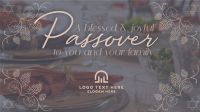 Rustic Passover Greeting Video Design