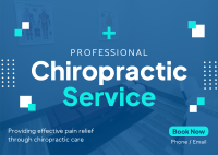 Professional Chiropractor Postcard Image Preview