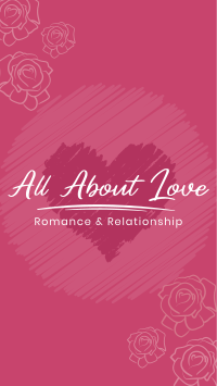 Roses of Love Facebook Story Design