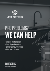 Your Plumbing Service Poster Image Preview