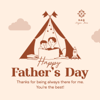 Father & Son Tent Instagram post Image Preview