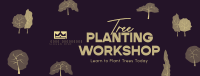 Tree Planting Workshop Facebook Cover Design