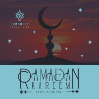 Unique Minimalist Ramadan Instagram post Image Preview