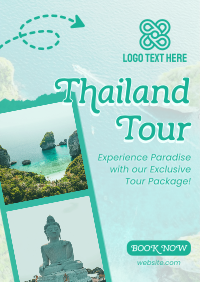 Thailand Tour Package Poster Design