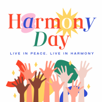 Simple Harmony Day Linkedin Post Image Preview