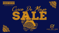 Happy Taco Mascot Sale Facebook event cover Image Preview