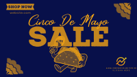 Happy Taco Mascot Sale Facebook event cover Image Preview