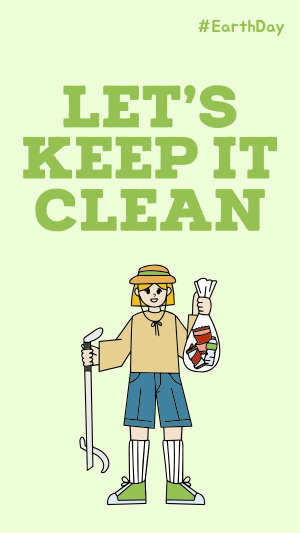 Clean the Planet Instagram story Image Preview